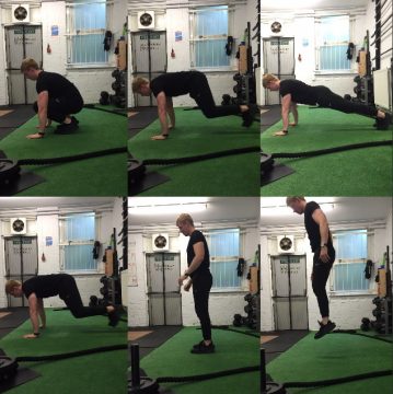 Barnsley barbell - burpees - hiit workout
